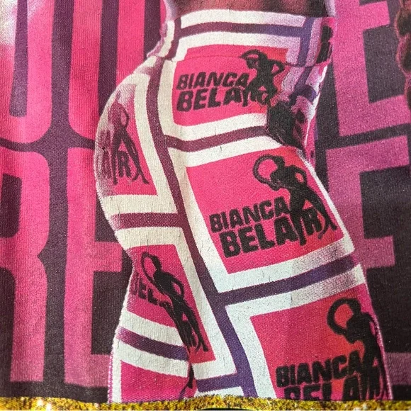 WWE Authentic Bianca Belair Black T-Shirt - Picture 6 of 6
